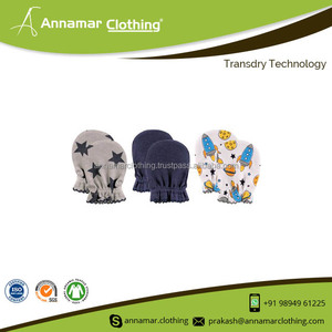 Mitaines Anti-rayures en coton biologique, OEM, 100% coton, pour bébés - Product Image 6