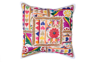 2025 Moroccan Pillow and <b>Sofa</b> <b>Cushion</b> <b>Cover</b> New Ethnic Embroidery Design Cotton Decorative Indoor and Outdoor Home Accessory - Product Image 6