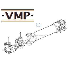 VOE 11113251 - Arbre de transmission pour camions articulés A25D, A25D 4X4, A30D - VMP Pièces de machines de construction neuves - Product Image 6