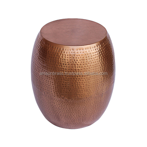 Embossed Dotted Design Metal Aluminium Silver Finished <b>Bar</b> <b>Stool</b> - Product Image 5