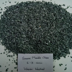 Ciment blanc naturel et marbre vert grain copeaux de pierre 1-3mm taille mur Texture remplissage lavable à l'eau pour la construction - Product Image 1