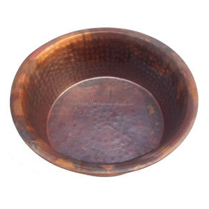 อ่างแช่เท้าทองแดงตีขึ้นรูป อุปกรณ์เสริมสำหรับบ้าน - Product Image 2