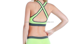 Pantalon de Yoga court pour femmes, vêtement de sport, soutien-gorge - Product Image 6