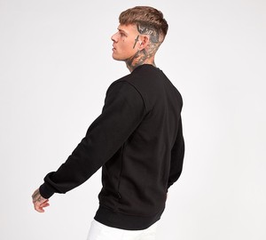 Sudaderas de cuello redondo de algodón con relieve 3D para hombre - Product Image 4