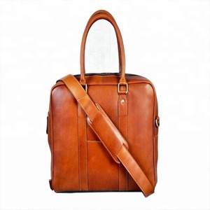 Proveedor al por mayor de cuero Laptop Bag Vintage Crossbody Full Grain Leather Laptop Bag - Product Image 1