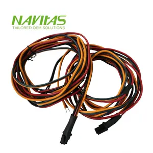 Custom Molex 43025-0400 Micro-Fit 3.0 Connector Female Crimp Terminals Automotive Wire Loom