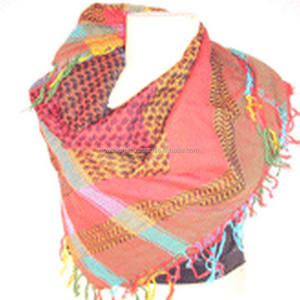 ผ้าพันคออาหรับผ้า100% ผ้าฝ้ายหลากสีสำหรับฤดูหนาวมีสไตล์และสะดวกสบาย - Product Image 3