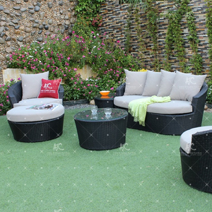 Ensemble de canapé en rotin et résine au Design élégant, pour le jardin en plein air ou le salon, décoration d'intérieur - Product Image 1