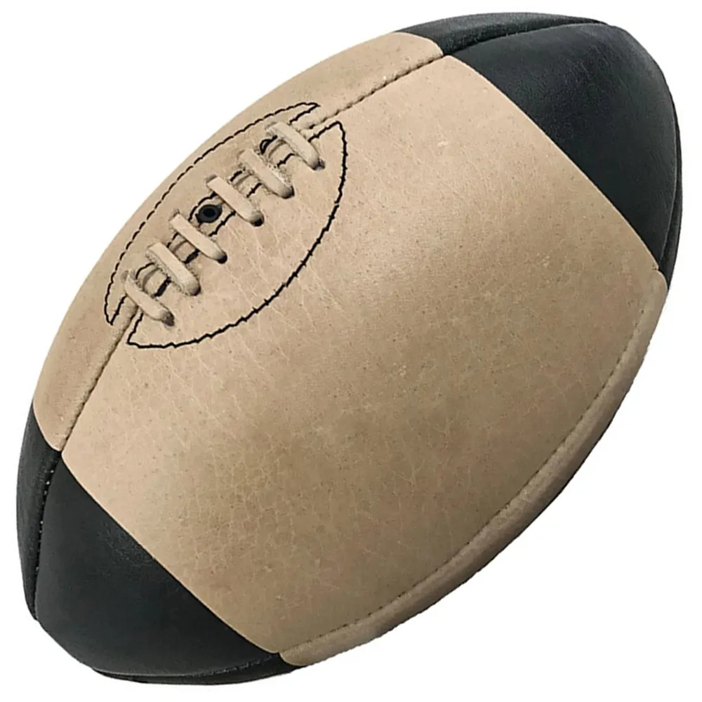 Custom Top Selling Genuine Leather Rugby Balls