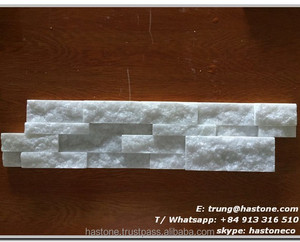 Moderno elegante natural calcita pulida superficie dividida cristal blanco porcelana mármol piedra azulejo losa para apartamentos elegantes - Product Image 2