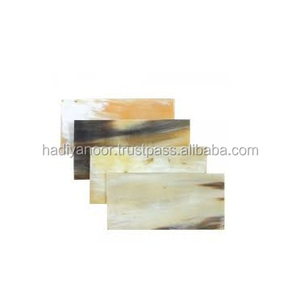 Placas de bocina de búhos para marco y mango de cuchillo, placa de escala de bocina de vaca Natural en varios tamaños y colores surtidos - Product Image 6