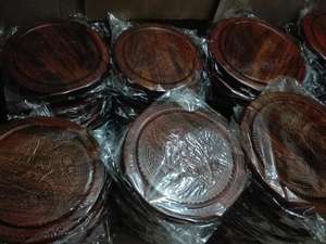 Elegante Cesta de Madera Hecha a Mano para Frutos Secos con Grabado Delicado, Cestas Talladas Pakistaníes Hechas a Mano con Dos, Tres o Cuatro Compartimentos - Product Image 5