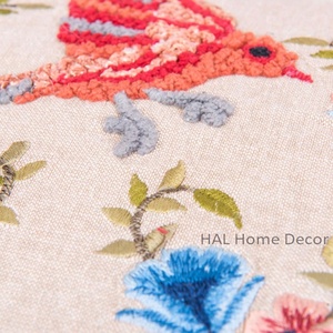 Wholesale Indian Hand Embroidered 100 % cotton <b>Cover</b> Designer Sofa Back Support Throw Pillow <b>Cover</b> - Product Image 6