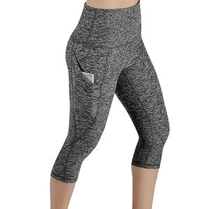 New Arrival Women <b>Leggings</b> Women <b>Workout</b> Out <b>Pocket</b> <b>Leggings</b> Fitness Sports Athletic Pants Solid Skinny Calf-Length Pants - Product Image 2