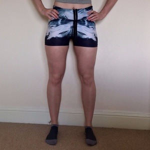 Shorts Deportivos de Cintura Alta para Mujer, para Yoga y Running, Antibacterianos, Anti-UV, Transpirables, de Secado Rápido, Elásticos en Cuatro Direcciones, Ligeros - Product Image 4