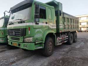 Usado camión volquete howo verde de segunda mano, camiones con buenas condiciones - Product Image 6