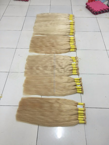 Cheveux naturels remy blonds #60, #613 platine, extension capillaire - Product Image 3