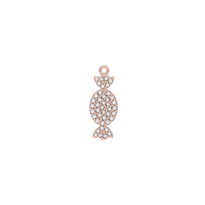 Bijoux en métal arock 14K, or Rose, pavé de diamants, conception de bijoux de charme, fabricant, vente en gros, 2020 - Product Image 1