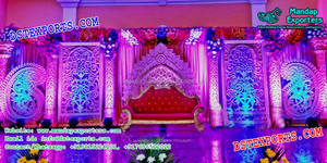 ล่าสุดได้รับการออกแบบเอเชียจัดงานแต่งงานตกแต่งเวทีแกรนด์เอเชียงานแต่งงานเวทีตกแต่งขั้นตอนการจัดงานแต่งงาน - Product Image 3