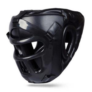 Casque de boxe noir avec protège-dents, protège-tête, équipement de protection, marque personnalisée BG-10113 - Product Image 1