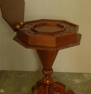 Meubles d'Indonésie - Meubles classiques en acajou de table d'appoint octogonale Meubles en acajou. - Product Image 4