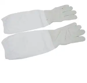 HIGH QUALITY - Premium bee leather gloves make beekeeping