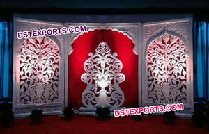Boda escenario paneles para boda paneles de fibra de recepción etapa telón de fondo Decoración - Product Image 5