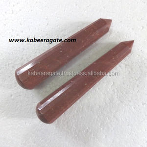 Baguettes de Massage en gros: baguettes de Massage en jaspe rouge - Product Image 3