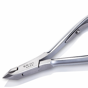 Nghia CB-101 Acero inoxidable Acabado cromado Pinza para cutículas Belleza Herramienta para uñas de alta calidad Junta de caja de resorte único - Product Image 1