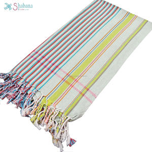 Serviette de plage tissée Kikoy 100% coton, séchage rapide, Design personnalisé, kénan Kikoy, fabriquée en inde - Product Image 4