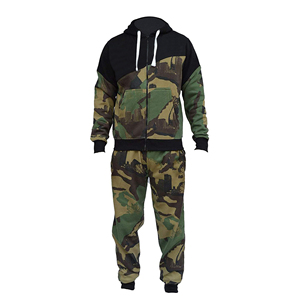 Chaqueta de chándal deportiva hecha a medida para mujer y pantalones activos con cierre de cintura elástica - Product Image 4