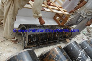 เสาหินอ่อนสีดำและสีทอง, เสาหินอ่อน, เสาหินอ่อนสีดำ - Product Image 5