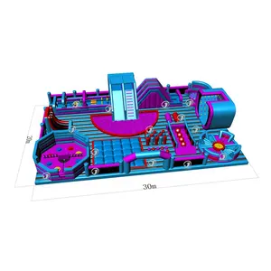 制造充气儿童巨型障碍课程游戏中心室内主题公园乐趣室内儿童障碍