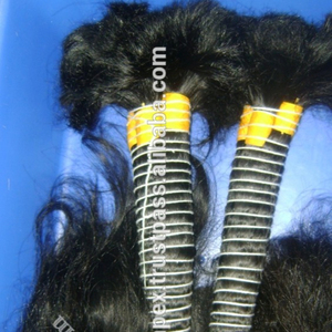 Cheveux bruts indiens à cuticule alignée en vrac d'Inde 2026 qualité supérieure cheveux Remy en vrac. Tissage de cheveux bruts naturels d'Inde - Product Image 2
