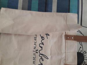Sac fourre-tout en toile avec poignée en cuir, livraison gratuite, meilleure qualité et meilleur prix - Product Image 2