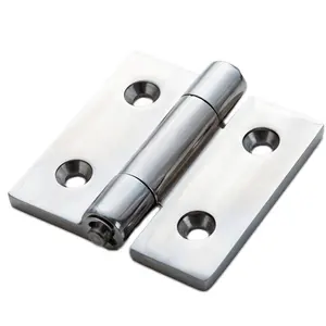 Bisagra de puerta Marina resistente de acero inoxidable para aplicación de maquinaria industrial, para uso en el sector de la construcción, de acero inoxidable