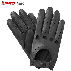 Gants en cuir véritable de qualité supérieure pour les voyages quotidiens en plein air et décontractés-Gants de conduite et d'habillage polyvalents - Product Image 2
