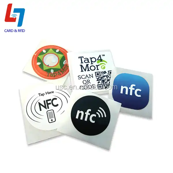 Pegatinas de etiquetas NFC 213, memoria programable de 144 Bytes para  dispositivos habilitados para NFC, etiqueta