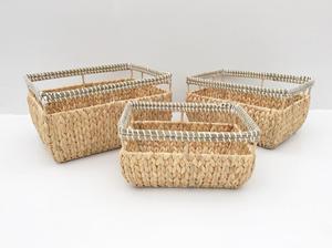 2019 New Health Product <b>Water</b> <b>Hyacinth</b> Storage <b>Basket</b> for Laundry Cheap Price for Bulk Buying - Product Image 4