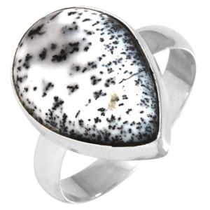 Anillo de ágata dendrítica Oval Redondo Pera cuadrado Fancy Rectángulo Mezcla Forma Piedra preciosa natural Cabujón Plata de Ley 925 - Product Image 6