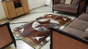 Cowhide Patchwork Rug - Product Image 4