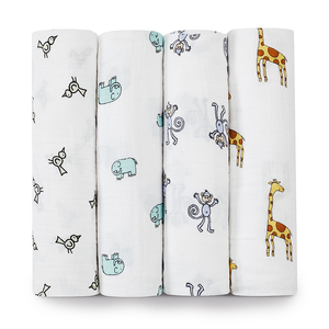 Infant Toddler Cotton Muslin Swaddle <b>Blanket</b> | Soft Newborn Receiving <b>Wrap</b> Breathable Gauze Nursery Bedding For Gentle Comfort - Product Image 3