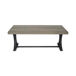 TABLE basse rectangulaire industrielle, avec roulettes, décoration de salon, meilleur prix, usine - Product Image 3