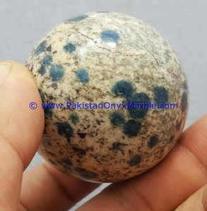 K2 Blue Jasper Tumbled Balls Piedras preciosas minerales Rojas naturales Elegantes para manualidades y fines decorativos - Product Image 6