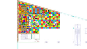 Terrain de jeu intérieur de conception personnalisée 204 mètres carrés - Product Image 5