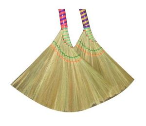 Balai asiatique, balai d'herbe de Birmanie fait main par le Vietnam - Product Image 5