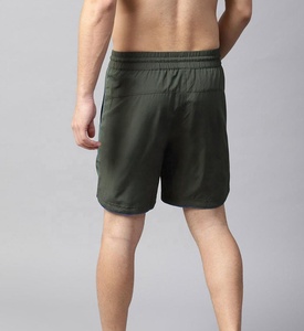 Wholesale Custom <b>Men's</b> Gym Fitness Athletic Sports <b>Shorts</b> New Workout Polyester Nylon Anti-Wrinkle Embroidered Running Solid - Product Image 4