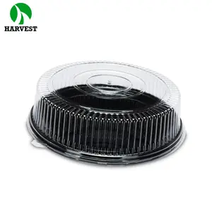 Disposable plastic box cake dome containers