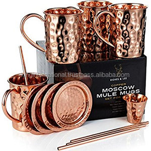 Taza de cobre puro, productos personalizados, regalo de 16 onzas - Product Image 2