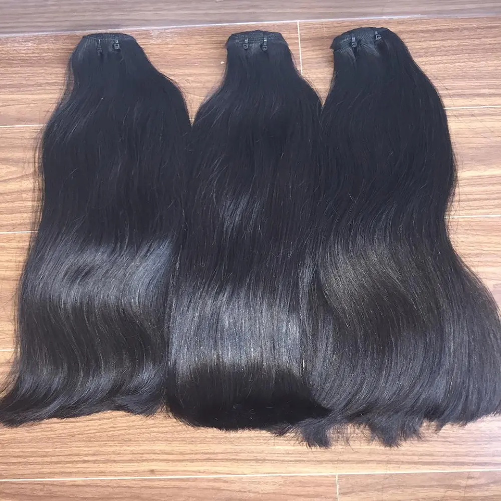 Super-doppia lisci colore naturale dei capelli fornitore, Guangzhou all'ingrosso della fabbrica dei capelli 9A grezzo birmano capelli del virgin, capelli mongoli